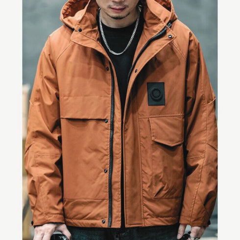 【OUTLET/即納】Hooded Loose Thickened Jacket P0660